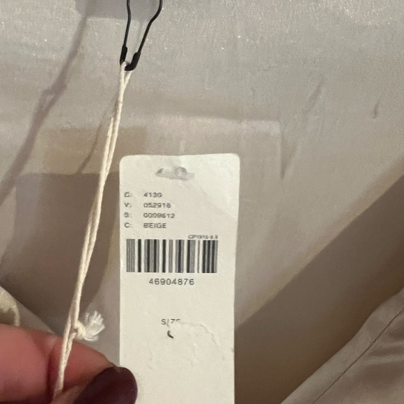 Anthropologie Maeve Metallic Tie Waist Dress Small NWT - Picture 15 of 16